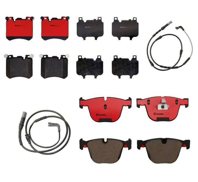 Brembo BMW Brakes Kit Pads Front and Rear (Ceramic) 34356789505